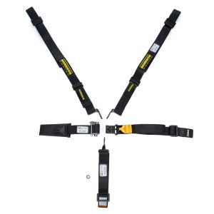SCHROTH RACING #SR68950H Harness 5pt LL Ratchet 2in No Lap Adj Black