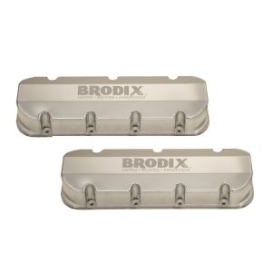 BRODIX #VC 201 BBC Fabicated Alm Valve Cover Set
