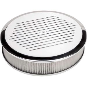 BILLET SPECIALTIES #15820 Air Cleaner 14in Round Ball Milled Polished