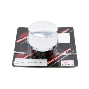 BILLET SPECIALTIES #20720 Polished Breather Cross Flags Logo