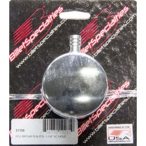 BILLET SPECIALTIES #21120 Polished PCV Breather Plain