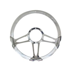 BILLET SPECIALTIES #29315 14in Monaco Steering Wheel Half Wrap
