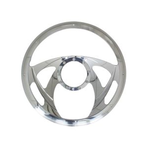 BILLET SPECIALTIES #30955 Sniper Half Wrap Steering Wheel