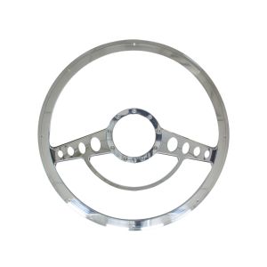 BILLET SPECIALTIES #34725 Half Wrap 15.5in Steering Wheel Classic
