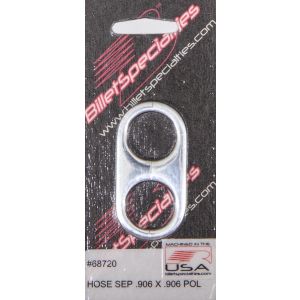 BILLET SPECIALTIES #68720 Hose Separator .906x.906 -Polished