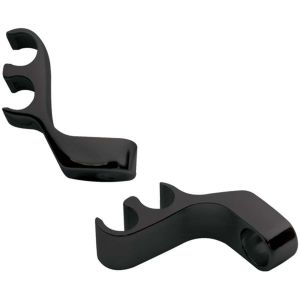 BILLET SPECIALTIES #69782 2 Wire Separator Valve Cover Mount Black Pair