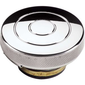 BILLET SPECIALTIES #75220 Polished Radiator Cap Circle Style 16lb.
