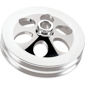 BILLET SPECIALTIES #86520 Power Steering Pulley 2 Groove Press on 77-  GM