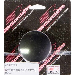 BILLET SPECIALTIES #BLK20120 Breather Valve Cover 1-1/4in VC Hole Black