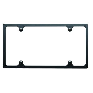 BILLET SPECIALTIES #BLK55020 License Plate Frame Slim Line Black