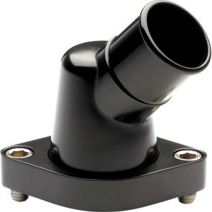 BILLET SPECIALTIES #BLK90420 Black Chevy 45 Degree Water Neck