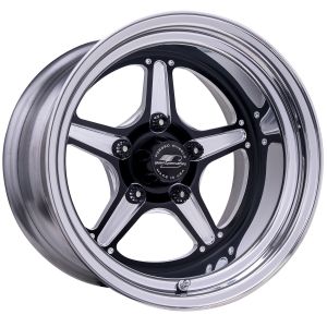 BILLET SPECIALTIES #BRS23510L6135 Street Lite Black Wheel 15X10 3.5IN BS