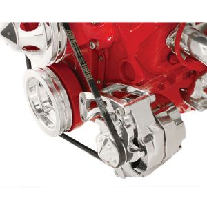 BILLET SPECIALTIES #FM0105PC SBC Alt Bracket SWP Low Mount Drivers Side