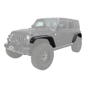 BUSHWACKER #10923-07 18-   Jeep JL 4DR Fender Flares 4Pc Flat Style