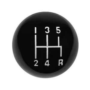 HURST #1630125 Shift Knob - w/5-Speed Pattern - Black