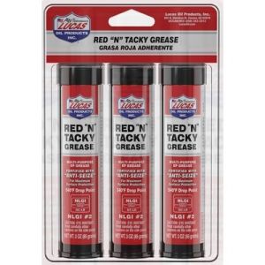 LUCAS OIL #10318 Red N Tacky Grease Case 10 x (3x3oz)