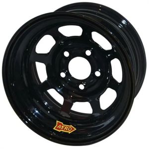 AERO RACE WHEELS #50-174535 15x7 3.5in. 4.50 Black