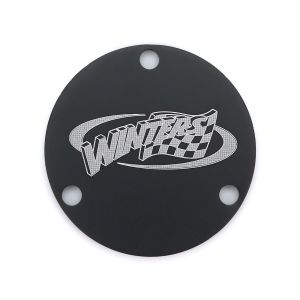 WINTERS #1726 Drive Flange Dust Cap 2.5in GN Black