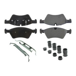 CENTRIC BRAKE PARTS #104.1123 Posi-Quiet Semi-Metallic Brake Pads with Hardwar