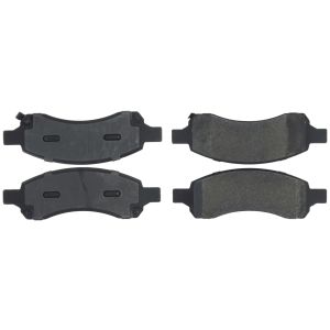 CENTRIC BRAKE PARTS #104.1169 Posi-Quiet Semi-Metallic Brake Pads with Hardwar