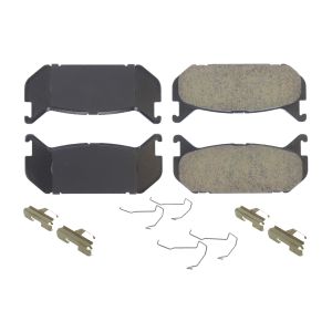 CENTRIC BRAKE PARTS #105.0584 Posi-Quiet Ceramic Brake Pads with Shims and Har