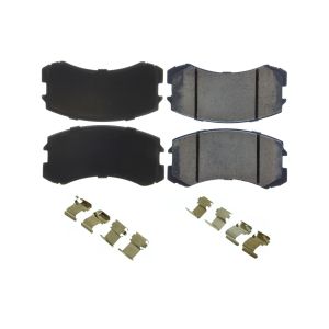 CENTRIC BRAKE PARTS #105.0904 Posi-Quiet Ceramic Brake Pads with Shims and Har