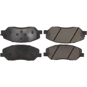 CENTRIC BRAKE PARTS #105.1202 Posi-Quiet Ceramic Brake Pads with Shims and Har