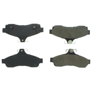 CENTRIC BRAKE PARTS #106.0628 Posi-Quiet Extended Wear Brake Pads with Shims a