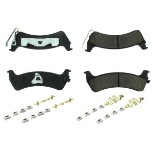 CENTRIC BRAKE PARTS #106.0666 Posi-Quiet Extended Wear Brake Pads with Shims a