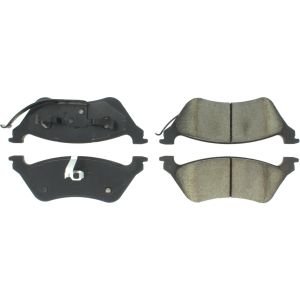 CENTRIC BRAKE PARTS #106.0858 Posi-Quiet Extended Wear Brake Pads with Shims