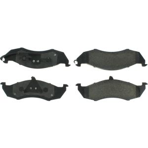 CENTRIC BRAKE PARTS #300.0417 Premium Semi-Metallic Br ake Pads with Shims and