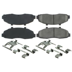 CENTRIC BRAKE PARTS #300.0679 Premium Semi-Metallic Br ake Pads with Shims and