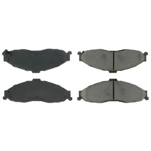 CENTRIC BRAKE PARTS #300.0749 Premium Semi-Metallic Br ake Pads with Shims and