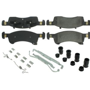 CENTRIC BRAKE PARTS #300.0934 Premium Semi-Metallic Br ake Pads with Shims and
