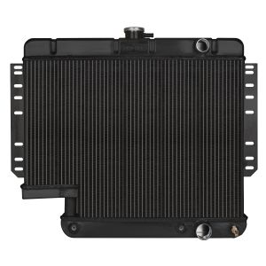 COLD CASE RADIATORS #CHI565A-5B 61-65 Impala Radiator w/500 Steering Box Black