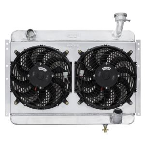 COLD CASE RADIATORS #CHV710K 56-60 Corvette Radiator w/ Dual 12in Fan Kit
