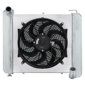 COLD CASE RADIATORS #CHV711K 61-62 Corvette Radiator w/ 16in Fan Kit