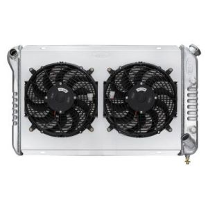 COLD CASE RADIATORS #CHV718AK 77-82 Corvette Radiator w/ Dual 12in Fan Kit
