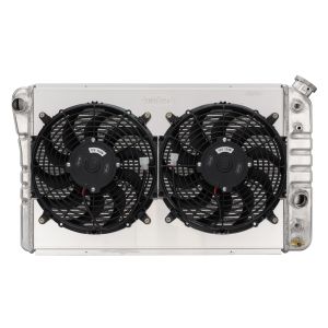 COLD CASE RADIATORS #CHV719AK 84-90 Corvette Radiator w/ Dual 12in Fan Kit