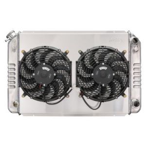 COLD CASE RADIATORS #LMM576K 79-93 Mustang LS Swap Swap Radiator w/Fan