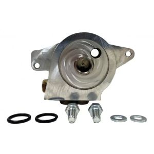 CHAMP PANS #LS1001-1 Billet Alm. Oil Filter Adapter For LS Oil Pans