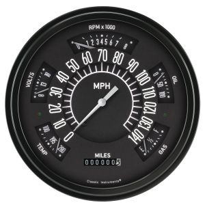 CLASSIC INSTRUMENTS #FB66B 66-77 Ford Bronco Black