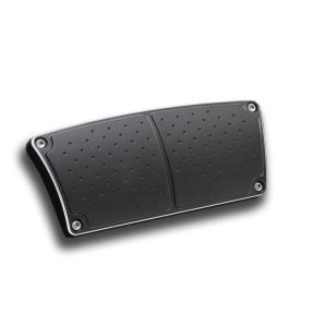 CLAYTON MACHINE WORKS #BPA-206-B Billet Brake Pedal Cover Black
