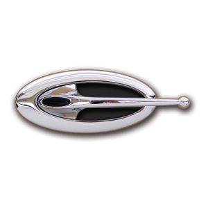 CLAYTON MACHINE WORKS #EL-502 Door Handles Ball End Elliptical Bezel