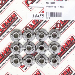 COLEMAN RACING PRODUCTS #14458 Weld Nut 3/8-16 12pk