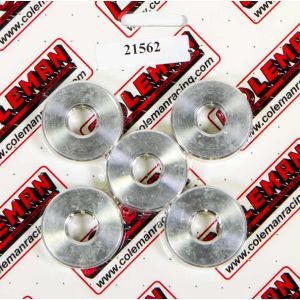 COLEMAN RACING PRODUCTS #21562 Screw On Wide 5 Wheel Spacer 1/2in- 5 pack