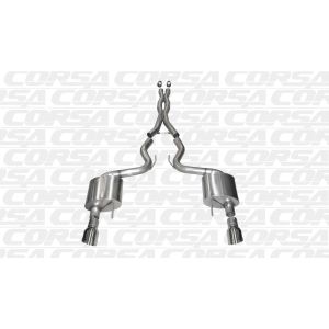 CORSA PERFORMANCE #14328 15-   Mustang 5.0L Cat Back Exhaust System