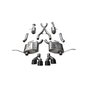 CORSA PERFORMANCE #14992BLK Exhaust Cat-Back - 2.5in Dual Rear Exit