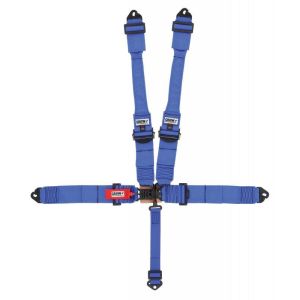 CROW SAFETY GEAR #11043PRB 5-Way L&L 52in Lap Belt DB Harness Alum adjuste