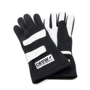 CROW SAFETY GEAR #11714 Gloves Medium Black Nomex 2-Layer Standard